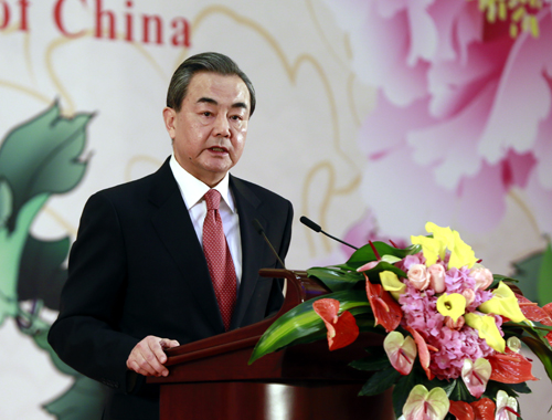 外交部举行新年招待会 王毅:中国的话语权和影