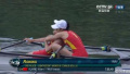 女子轻量级双人双桨中国队摘得铜牌