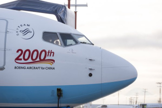 波音公司：向中国交付第2000架飞机