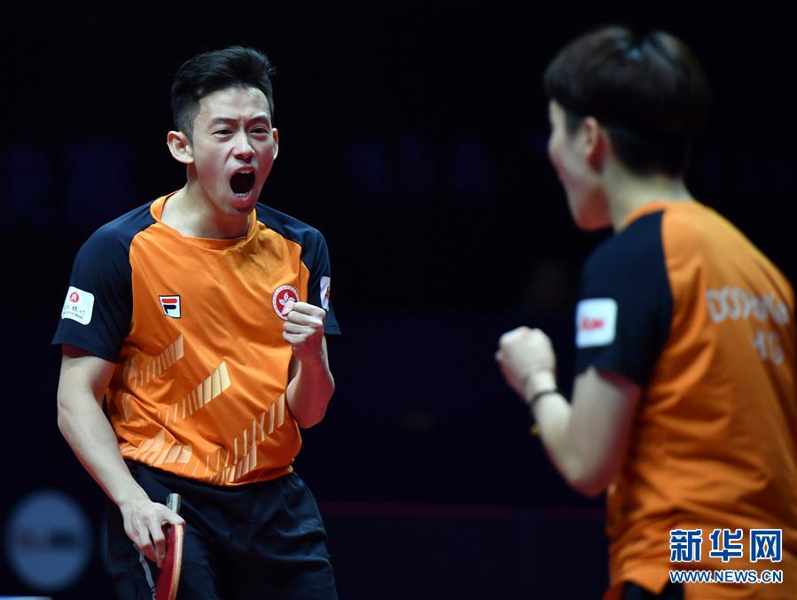 （体育）（2）乒乓球——世界巡回赛总决赛：黄镇廷/杜凯琹晋级四强