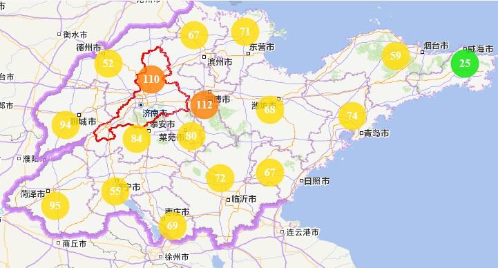 菏泽聊城迎小雨雪天气 山东15市空气质量优或良图片